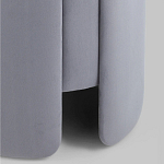 Пуф Alice Poof Grey Серый велюр варинант исполнения - 3 | Loft Concept в Воронеже