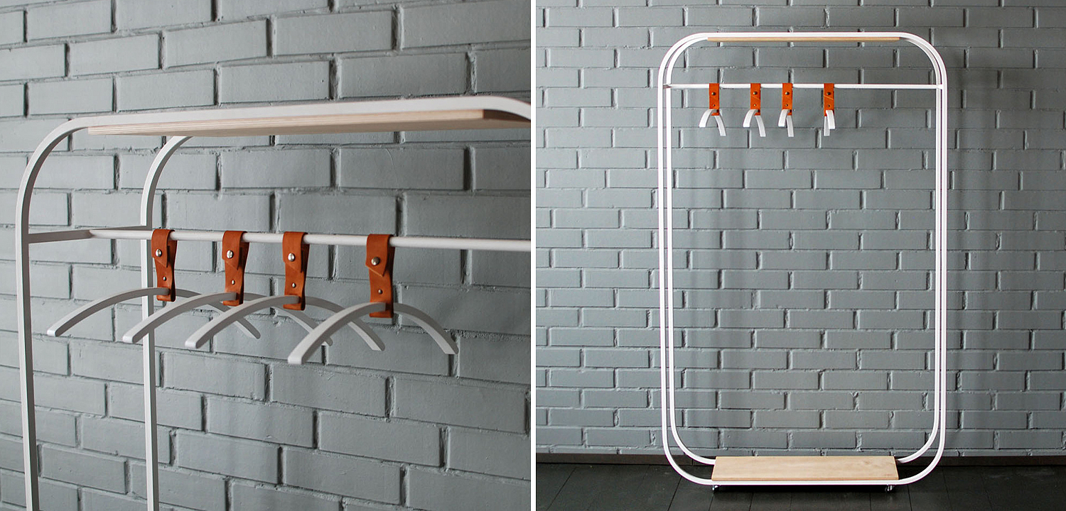 Рейл Austen Industrial Metal Rust Clothes Rail Рейл Austen Industrial Metal Rust Clothes Rail - Loft-Concept в Воронеже