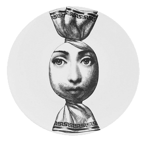 Декоративная тарелка Fornasetti 30.CR.BW.R01-262