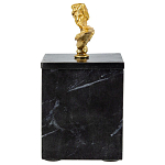 Мраморная шкатулка с бюстом из металла KELLY WEARSTLER варинант исполнения - 3 | Loft Concept в Воронеже