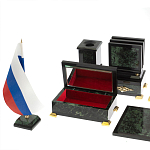 Настольный письменный набор из нефрита в подарочной коробке Victorious варинант исполнения - 7 | Loft Concept в Воронеже