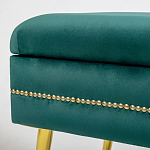 Мягкая банкетка с зоной для хранения Casket Green варинант исполнения - 2 | Loft Concept в Воронеже