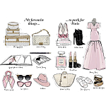 Megan Hess Paris: Through a Fashion Eye варинант исполнения - 3 | Loft Concept в Воронеже