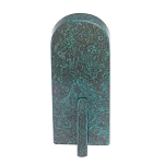 Часы погон ВС подарочные настольные из натурального камня Змеевик Military Clock варинант исполнения - 6 | Loft Concept в Воронеже