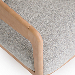 Кресло с каркасом из массива ясеня Deniaud Ash Grey Armchair варинант исполнения - 5 | Loft Concept в Воронеже