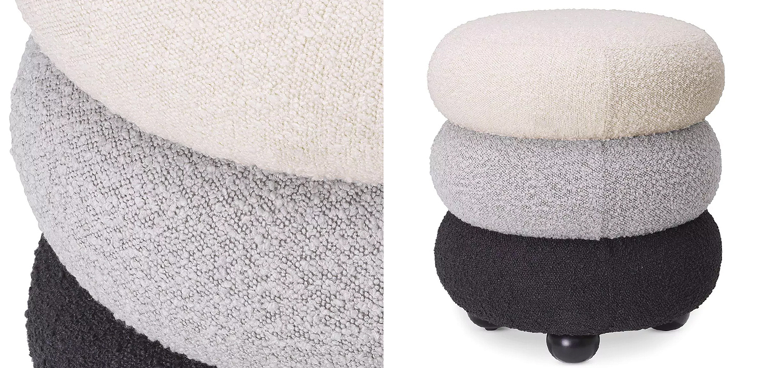 Пуф Eichholtz Stool Tulum Boucle Пуф Eichholtz Stool Tulum Boucle - Loft-Concept в Воронеже