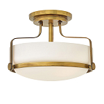 Потолочный светильник с круглым матовым белым плафоном Hinkley варинант исполнения - 5 | Loft Concept в Воронеже