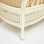 Комплект уличной мебели из ротанга Clara белый варинант исполнения - 6 | Loft Concept в Воронеже