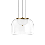 Подвесной светильник с куполообразным прозрачным стеклянным плафоном Grada Light варинант исполнения - 1 | Loft Concept в Воронеже