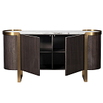 Комод  округлой формы с дверцами Chest of Precious Breed варинант исполнения - 1 | Loft Concept в Воронеже