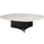 Стол журнальный овальный с контрастным основанием Subsequence варинант исполнения - 1 | Loft Concept в Воронеже