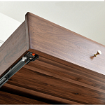 Стол рабочий округлой формы с 3-мя ящиками  Working Moonnut Table варинант исполнения - 4 | Loft Concept в Воронеже