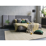 Кровать с большим мягким изголовьем Unity Grey Bed варинант исполнения - 4 | Loft Concept в Воронеже