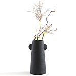 Ваза Serené Ceramic Vase Черная варинант исполнения - 3 | Loft Concept в Воронеже