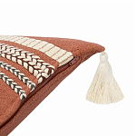 Подушка декоративная с вышивкой и кисточками Ethnic mix варинант исполнения - 3 | Loft Concept в Воронеже