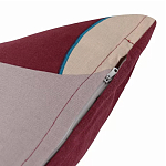 Подушка декоративная хлопковая с абстрактным принтом Elysian Flow Terra варинант исполнения - 4 | Loft Concept в Воронеже