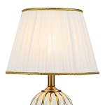 Настольная лампа с абажуром Celestina White Gold Lampshade Table Lamp варинант исполнения - 2 | Loft Concept в Воронеже