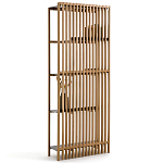 Стеллаж из дерева и метала Furniture Gutter and Lattice Rack варинант исполнения - 3 | Loft Concept в Воронеже