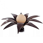 Настольная лампа черная INDONESIAN LAMPS варинант исполнения - 1 | Loft Concept в Воронеже