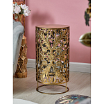 Столик приставной с цветочной резной фактурой Madagascar варинант исполнения - 5 | Loft Concept в Воронеже