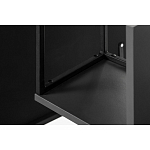 Полка навесная открытая цвета графит Strict Lines  варинант исполнения - 7 | Loft Concept в Воронеже