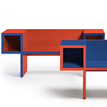 Дизайнерская разноцветная скамья Canton Bench варинант исполнения - 4 | Loft Concept в Воронеже