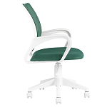Офисное кресло с основанием из белого пластика Desk chairs Green варинант исполнения - 3 | Loft Concept в Воронеже