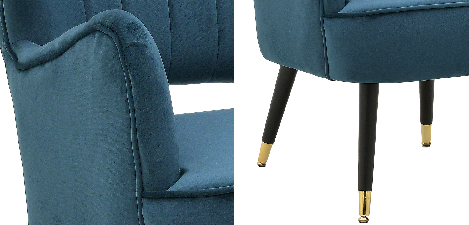 Кресло Drummond Armchairs Blue Кресло Drummond Armchairs Blue - Loft-Concept в Воронеже