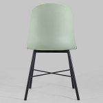 Стул из прочного пластика на металлическом основании Anora Green  варинант исполнения - 4 | Loft Concept в Воронеже