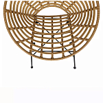 Стул круглый с ротанговым плетением Round Wicker Stool варинант исполнения - 7 | Loft Concept в Воронеже