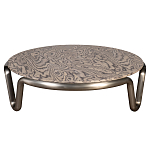 Стол журнальный круглый с узором Table Hypontic Pattern варинант исполнения - 1 | Loft Concept в Воронеже