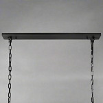 Люстра с черным каркасом и абажуром из прямоугольных мраморных панелей Calling to Shine варинант исполнения - 1 | Loft Concept в Воронеже