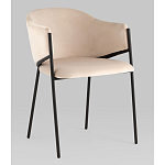 Стул Brace велюр молочный варинант исполнения - 1 | Loft Concept в Воронеже