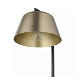 Торшер на изогнутом основании в сочетании черного и золотистого цвета Stable Base варинант исполнения - 3 | Loft Concept в Воронеже