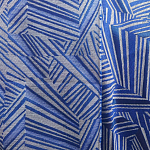 Мебельная ткань Жаккард синий принт 140 см T2-132 варинант исполнения - 2 | Loft Concept в Воронеже