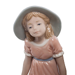 Статуэтка фарфоровая Девушка и маленькая девочка с цветами Charming Statuette варинант исполнения - 2 | Loft Concept в Воронеже