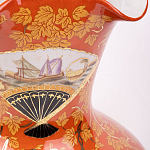 Ваза красного цвета с рисунком Chinoiserie Ceramics варинант исполнения - 2 | Loft Concept в Воронеже