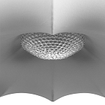 Подвесной светильник с белым фигурным абажуром и мягкими волнистыми краями Cloud Motion  варинант исполнения - 13 | Loft Concept в Воронеже