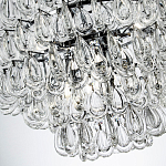 Люстра с хрустальными подвесками в виде капель Antoine Crystal Drops Chrome Chandelier 9 варинант исполнения - 4 | Loft Concept в Воронеже