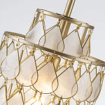 Подвесной светильник с декором из натуральной морской ракушки Iridescent Light варинант исполнения - 5 | Loft Concept в Воронеже