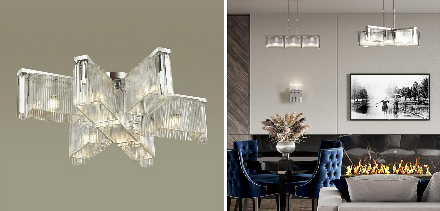 Люстра Madelen Chrome Chandelier 7 Люстра Madelen Chrome Chandelier 7 - Loft-Concept в Воронеже