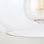 Потолочный светильник с шарообразным плафоном из прозрачного стекла Feiss варинант исполнения - 4 | Loft Concept в Воронеже