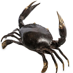 Статуэтка из бронзы в виде краба Animals Bronze варинант исполнения - 3 | Loft Concept в Воронеже