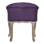 Кресло низкое в стиле прованс Louis French Armchair purple flax варинант исполнения - 3 | Loft Concept в Воронеже