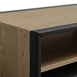 Стол журнальный в стиле лофт с полкой для хранения Warm Industrial варинант исполнения - 2 | Loft Concept в Воронеже