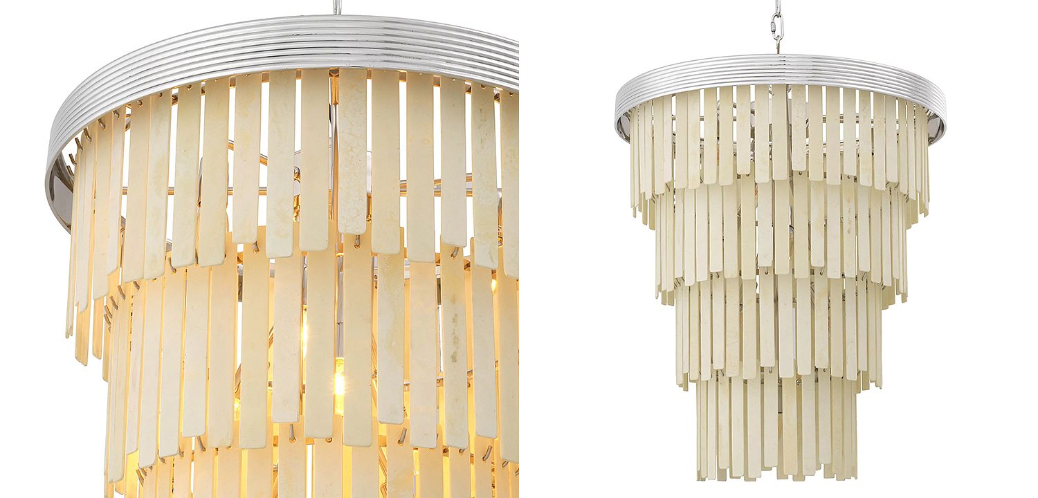 Люстра Eichholtz Chandelier Arizona L Nickel Люстра Eichholtz Chandelier Arizona L Nickel - Loft-Concept в Воронеже