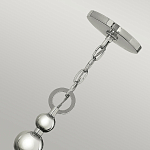 Люстра подвесная с белым тканевым цилиндрическим абажуром и декоративными шарами Hinkley варинант исполнения - 4 | Loft Concept в Воронеже