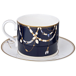 Чайный набор из фарфора с изображением лошадей на 6 персон 12 предметов Porcelain Horse Set варинант исполнения - 2 | Loft Concept в Воронеже