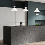 Подвесной светильник с белым стеклянным конусным плафоном Alora Mood варинант исполнения - 7 | Loft Concept в Воронеже