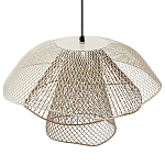 Подвесной светильник Beige Gold Mesh Lampshade Hanging Lamp варинант исполнения - 4 | Loft Concept в Воронеже